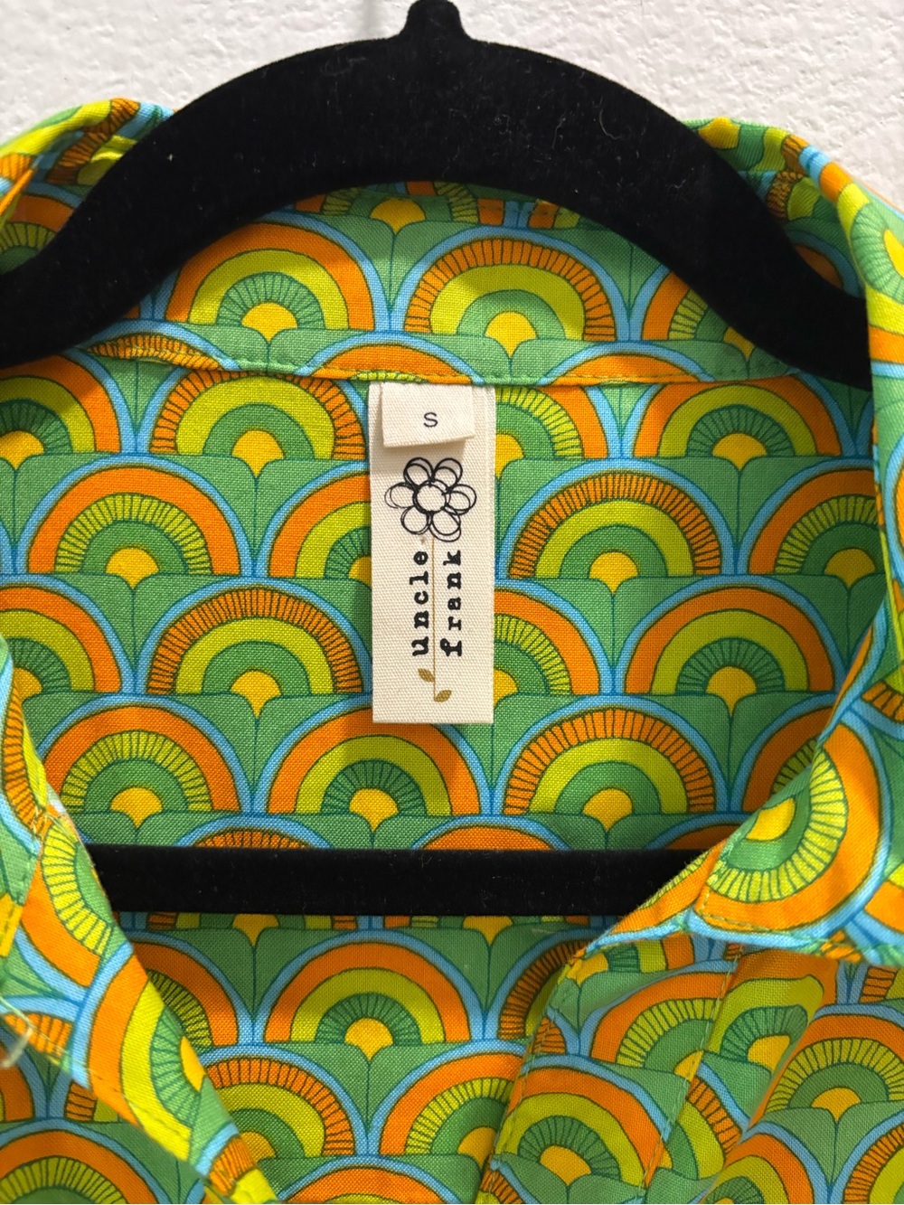UNCLE FRANK LIME OVER THE RAINBOW DRESS, size S - Picture 5 of 8